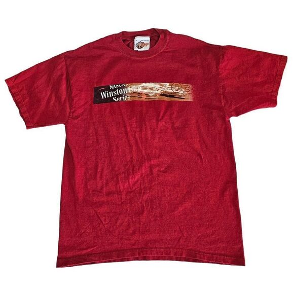 Winner's Circle Nascar Racing Winston Cup Series Graphic T-shirt Red L Vintage - Picture 1 of 9